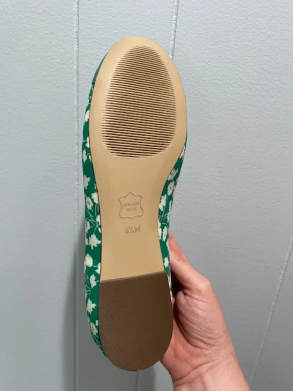 Talbot Green Flowered Blair Ballet Flat - 8.5m